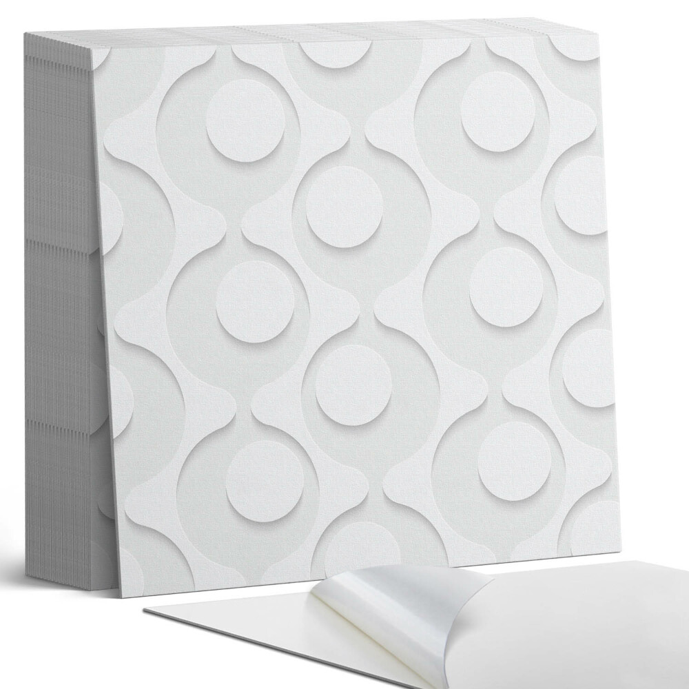 Samolepící dlaždice Vzor s kruhy v abstraktní podobě