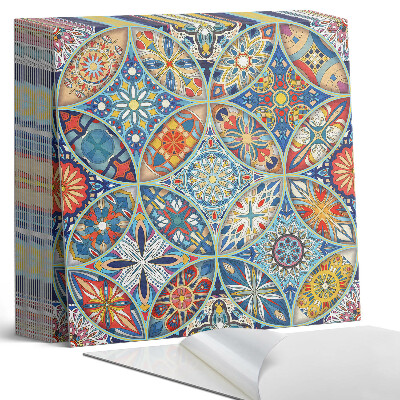 Samolepící dlaždice na podlahu Symetrické mozaikové vzory