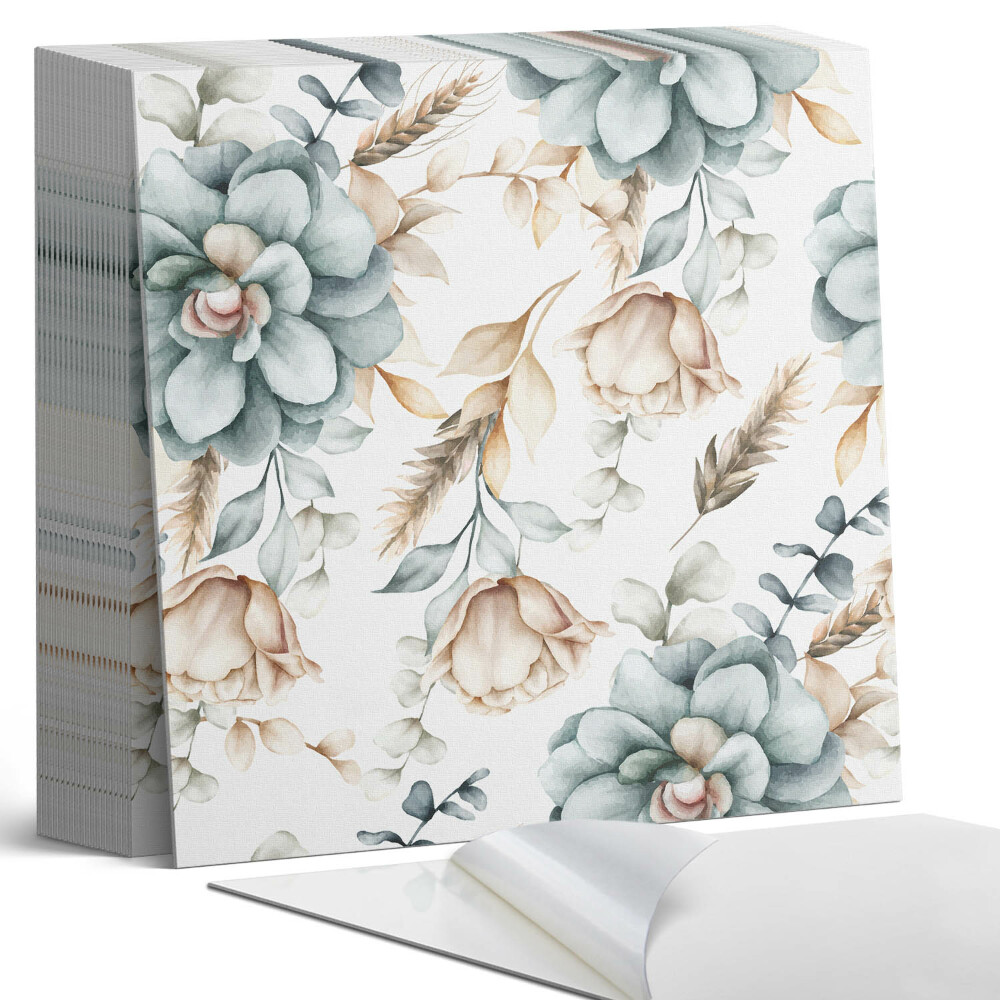 Vinylové dlaždice Rostlinný květinový vzor