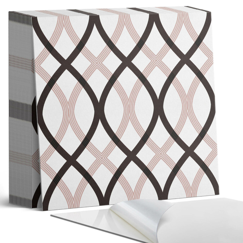 Samolepící dlaždice na podlahu Vlny v moderním stylu