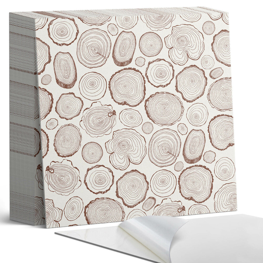 Samolepící dlaždice na podlahu Lesní vazby