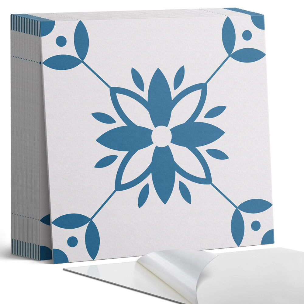 Vinylové dlaždice Rostlinný design s květy a listy