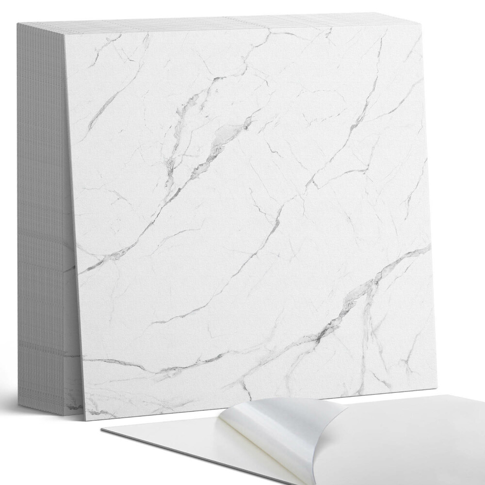 Samolepící dlaždice Mramorová kompozice s jemnými žilkami