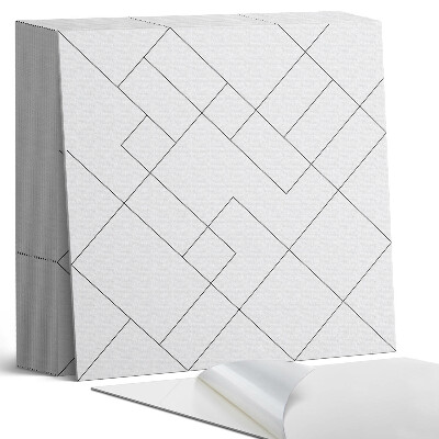 Samolepící dlaždice Abstraktní styl linek