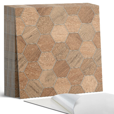 Samolepící dlaždice na podlahu Motiv šestihranných dlaždic