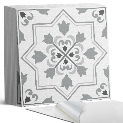 Vinylové dlaždice Květinový motiv plný barev a tvarů