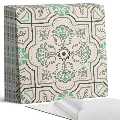 Samolepící dlaždice na podlahu Abstraktní vzor s geometrickými tvary