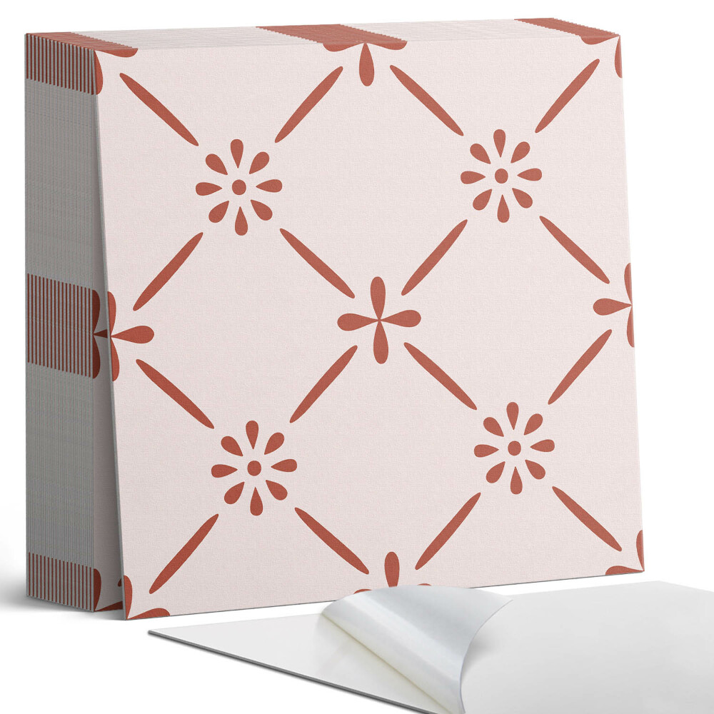 Samolepící dlaždice Moderní květinový motiv