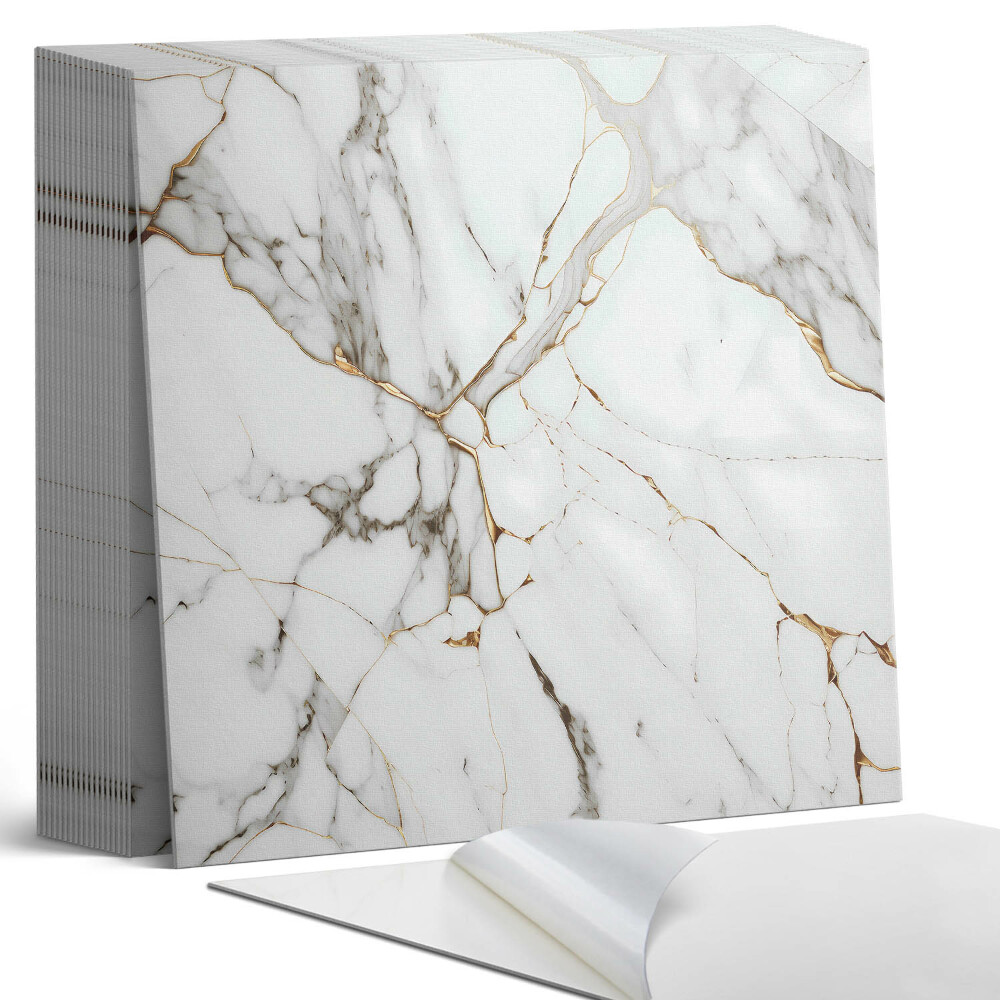 Samolepící dlaždice Jemný mramorový vzor v elegantní verzi