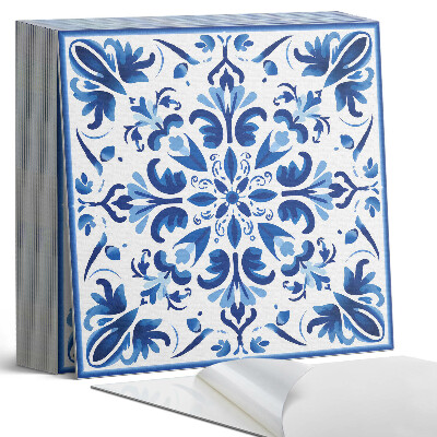 Samolepící dlaždice Symetrické květiny v harmonii