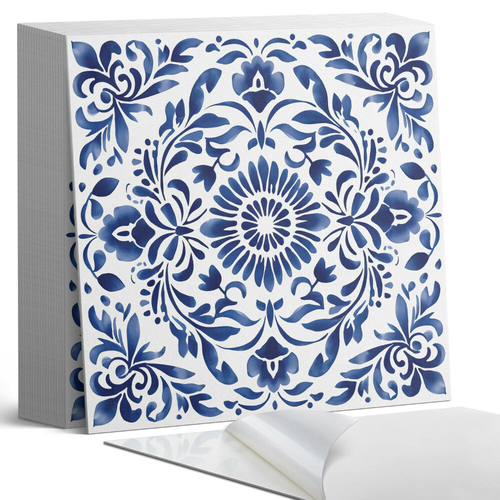 Vinylové dlaždice Květinová ozdoba v elegantním stylu