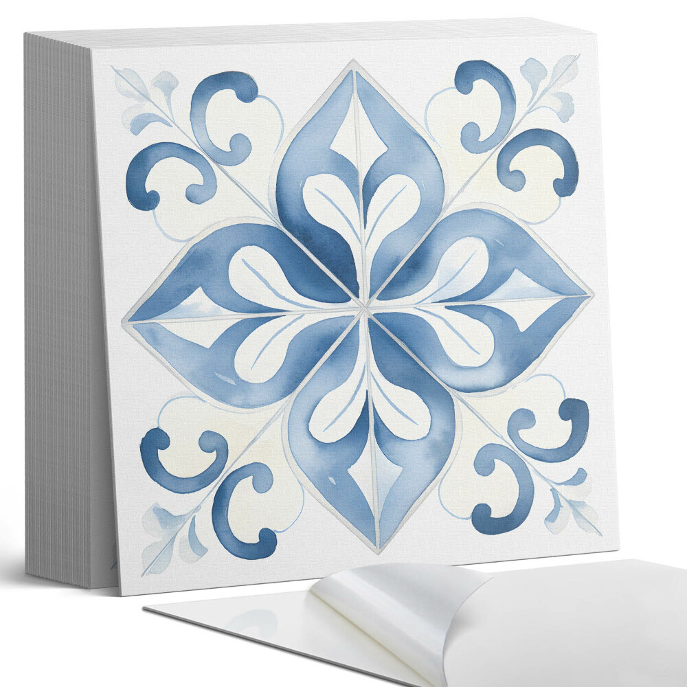 Vinylové dlaždice Květinový vzor na dlaždicích