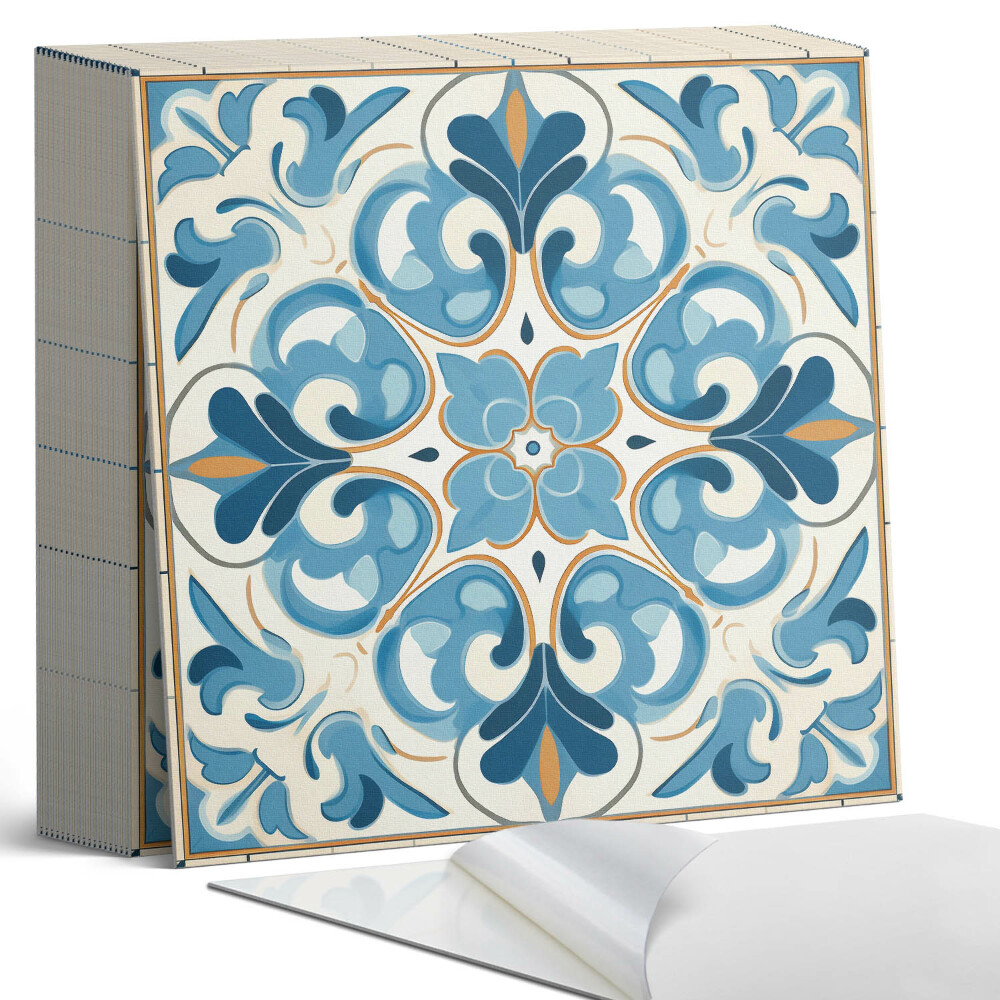 Samolepící dlaždice Symetrické rostlinné motivy