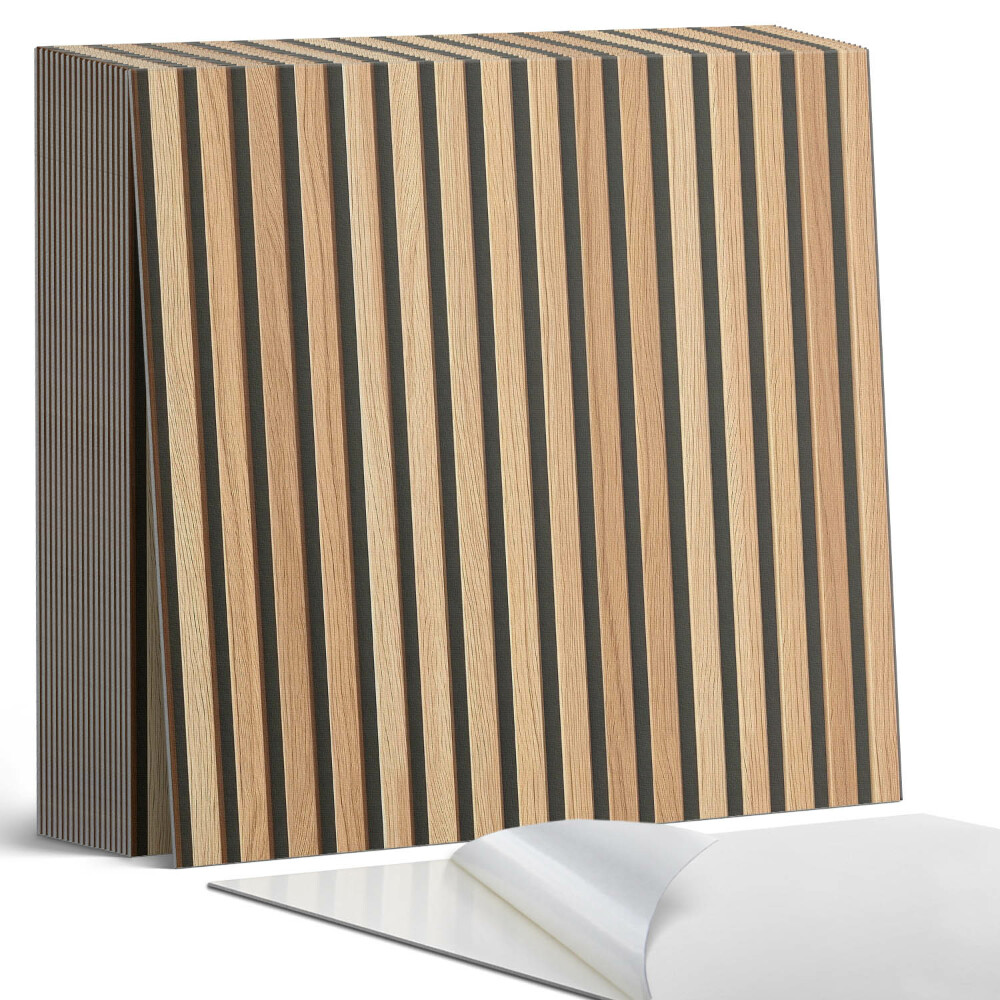 Samolepící dlaždice Deska s vertikálním motivem