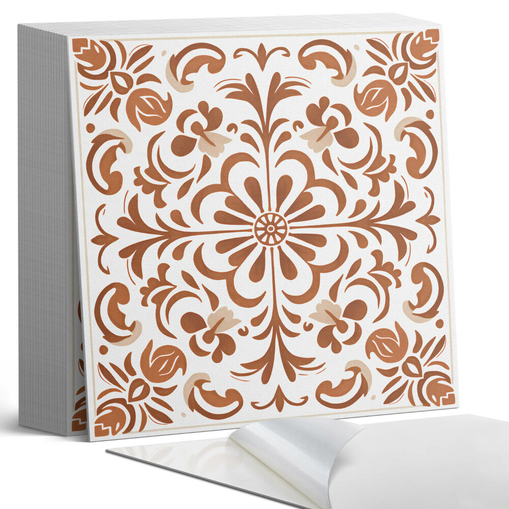 Vinylové dlaždice Ozdoby s květinovým motivem