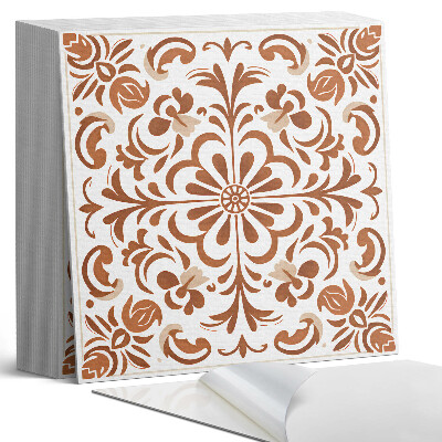 Vinylové dlaždice Ozdoby s květinovým motivem