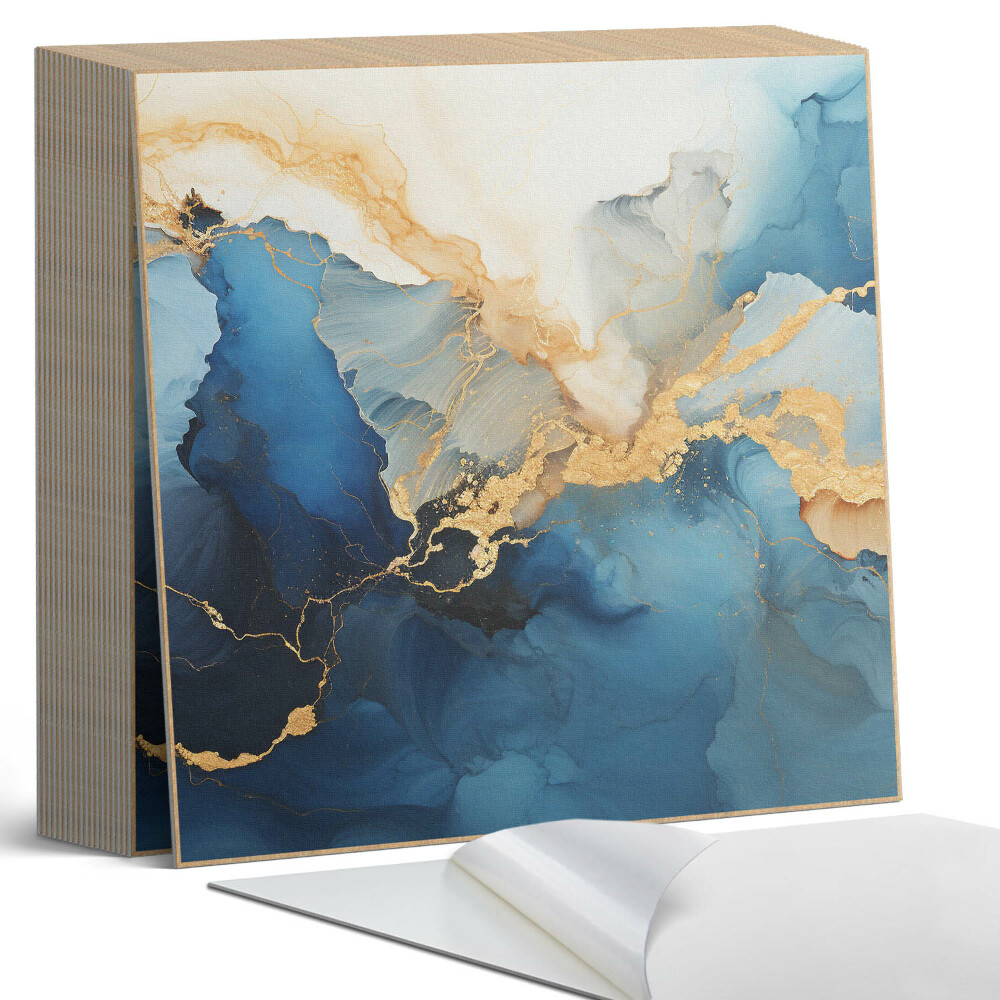 Samolepící dlaždice Dynamický vlnový motiv