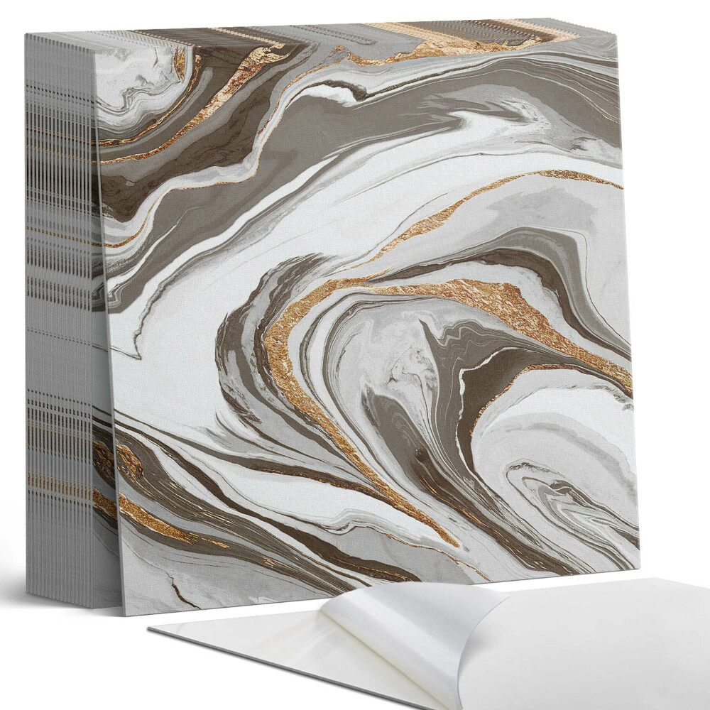 Samolepící dlaždice na podlahu Vlnité vzory v moderním stylu