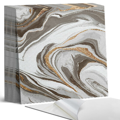 Samolepící dlaždice na podlahu Vlnité vzory v moderním stylu