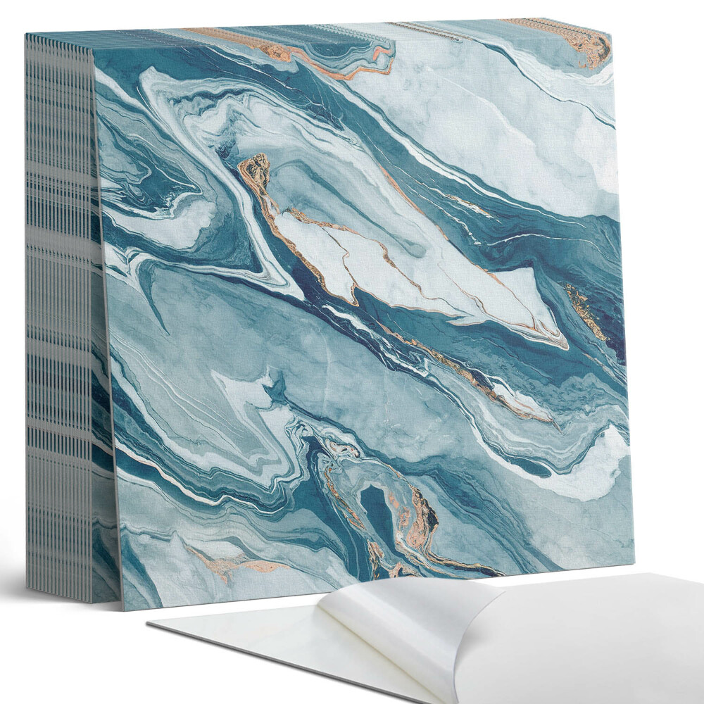 Samolepící dlaždice Dynamické vlny v abstraktním stylu