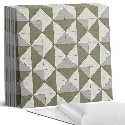 Samolepící dlaždice Motiv trojúhelníkových tvarů