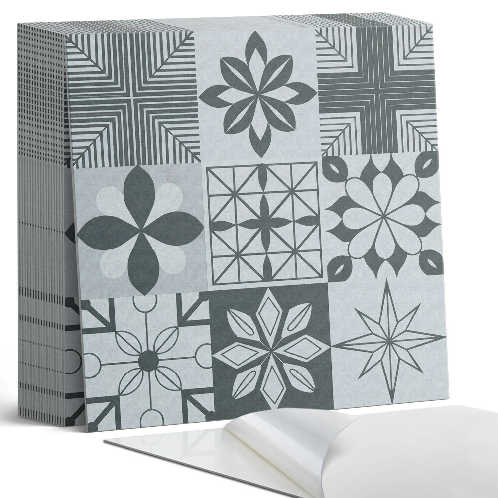 Samolepící dlaždice Mozaikové tvary v geometrickém stylu