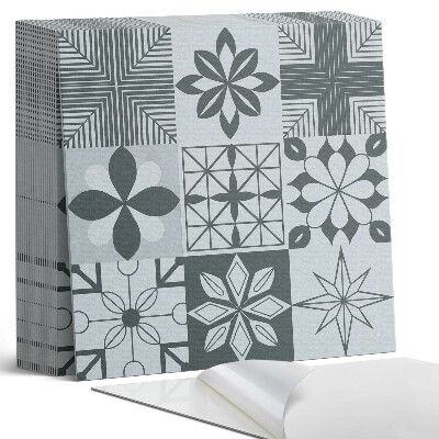 Samolepící dlaždice Mozaikové tvary v geometrickém stylu