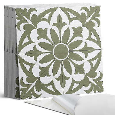 Samolepící dlaždice Květinový vzor s listy