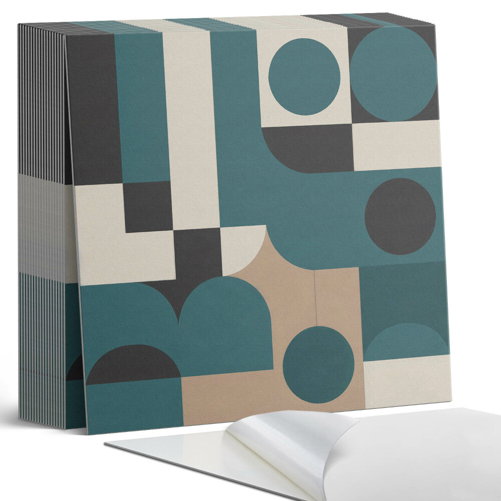 Vinylové dlaždice Abstraktní tvary s jedinečnými tvary