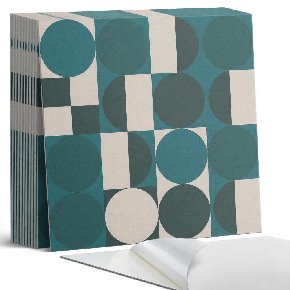 Samolepící dlaždice Geometrické vzory s různými tvary