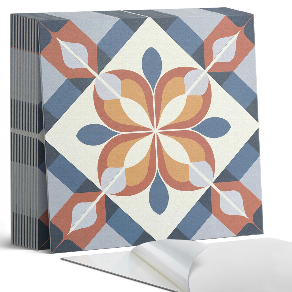 Vinylové dlaždice Abstraktní geometrický květinový vzor