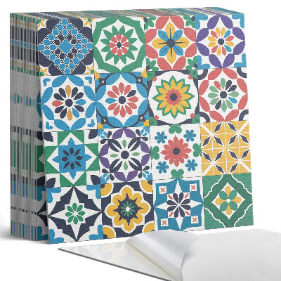 Samolepící dlaždice na podlahu Kostkované mozaikové vzory