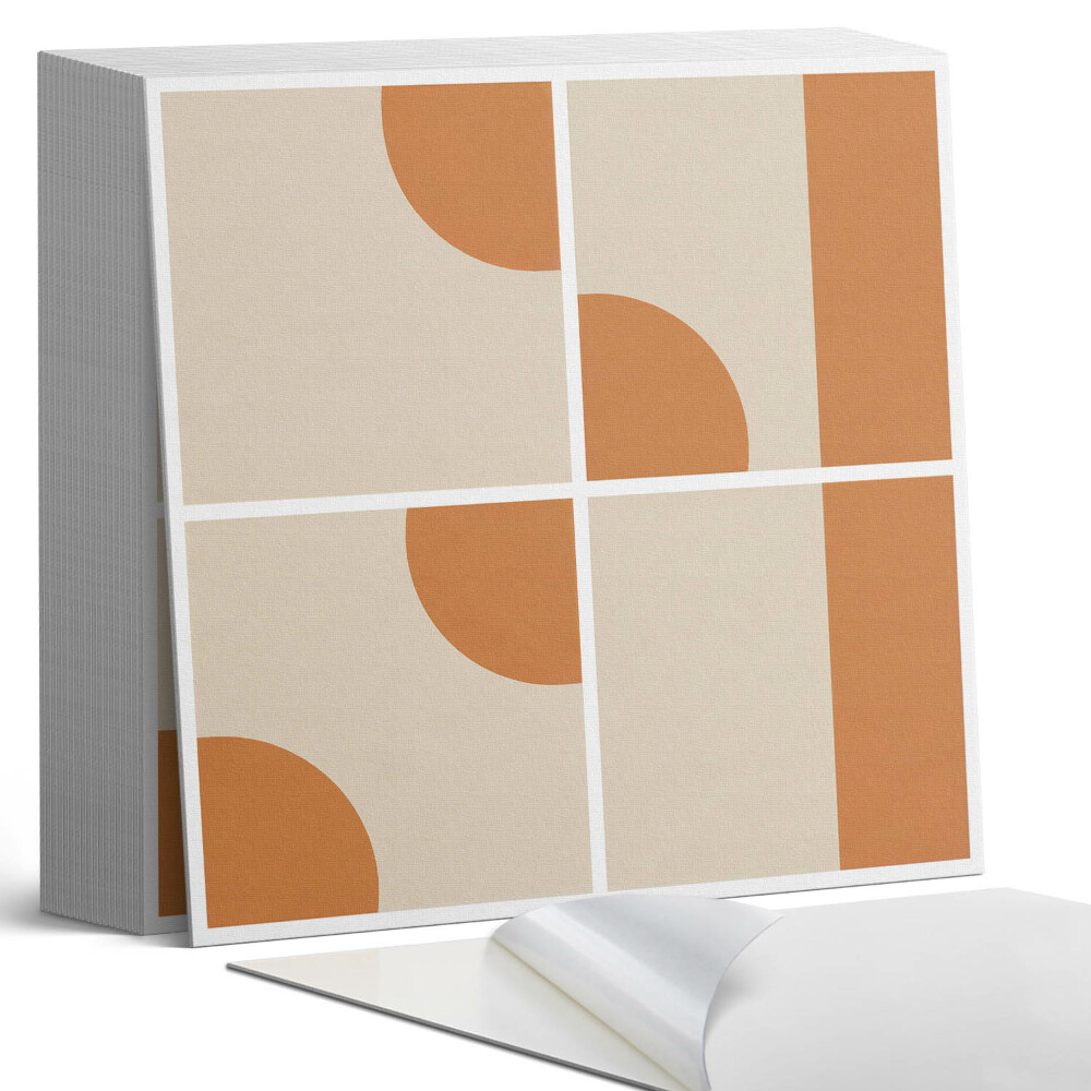 Samolepící dlaždice Geometrické motivy v abstraktním stylu