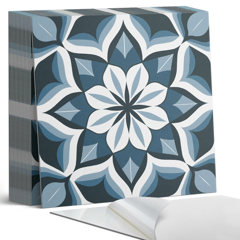 Vinylové dlaždice Symetrický květinový vzor