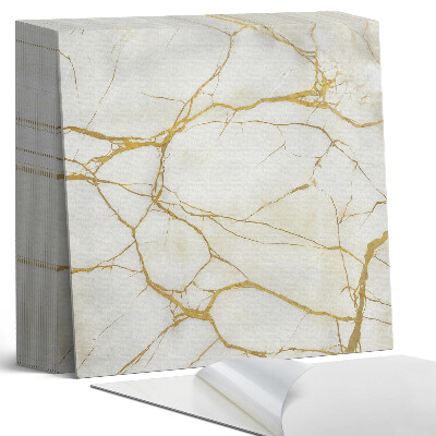 Samolepící dlaždice na podlahu Stylový mramor s jemnými žilkami