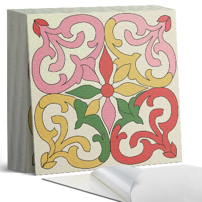 Samolepící dlaždice Ornamentální květinový vzor