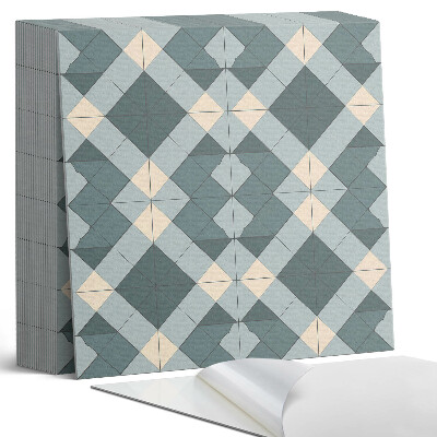 Samolepící dlaždice na podlahu Kosočtverce v moderním