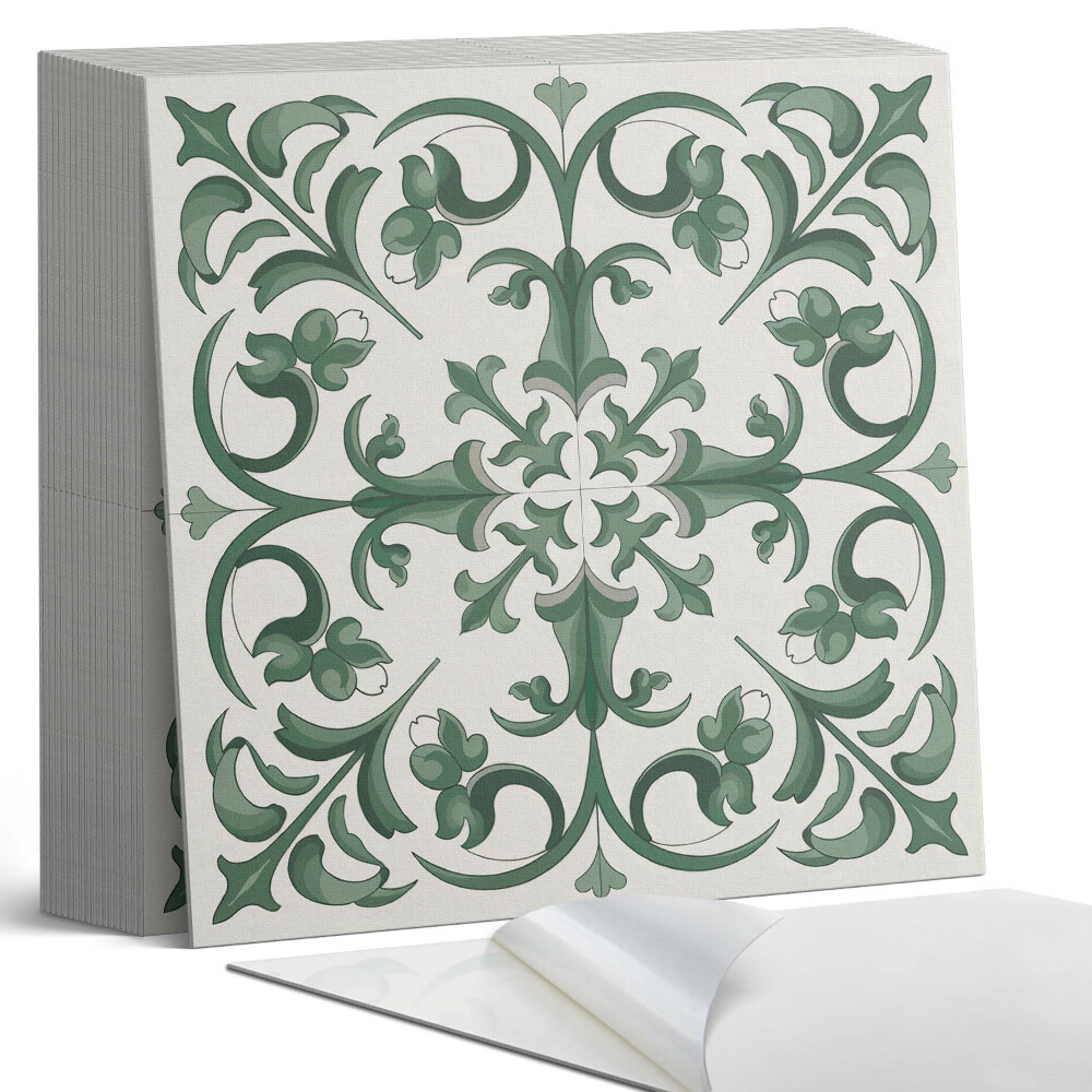 Vinylové dlaždice Květinový vzor obklopený rostlinami