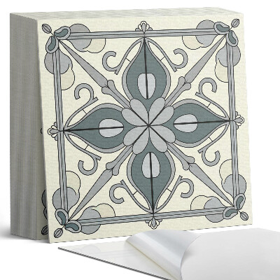 Vinylové dlaždice Ornamentální květinový vzor