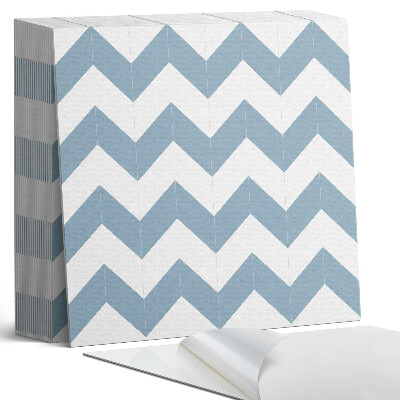 Samolepící dlaždice Vzor s vlnitými klikatými čárami