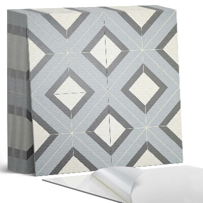 Vinylové dlaždice Tvary v jemných barvách