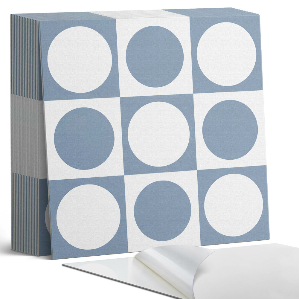 Vinylové dlaždice Síťované kruhy v geometrickém stylu