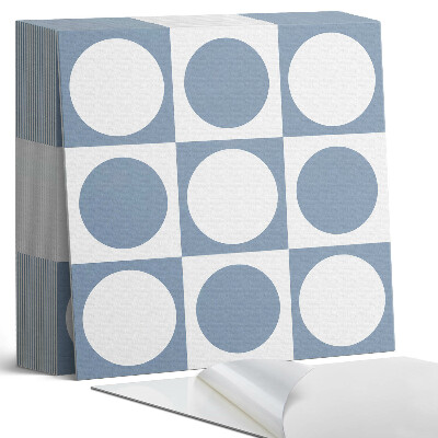 Vinylové dlaždice Síťované kruhy v geometrickém stylu