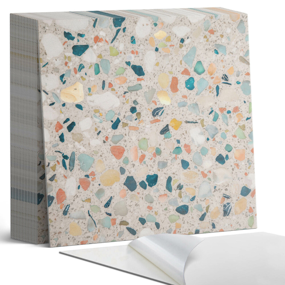 Samolepící dlaždice Motiv s různými kameny