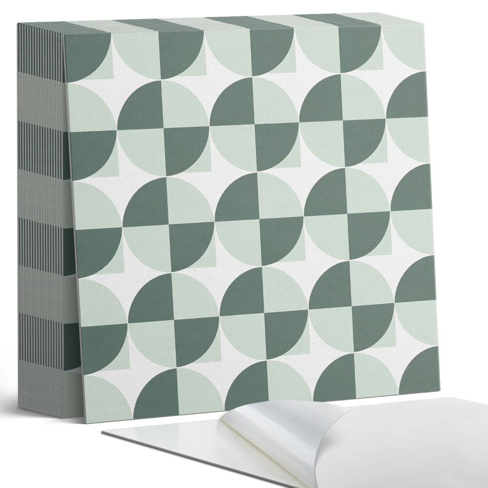 Vinylové dlaždice Geometrické tvary kruhů a čtverců