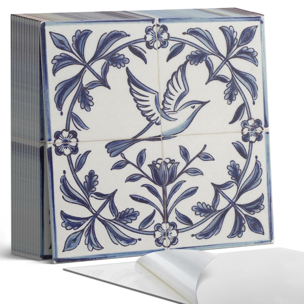 Samolepící dlaždice Ptačí vzor mezi vegetací