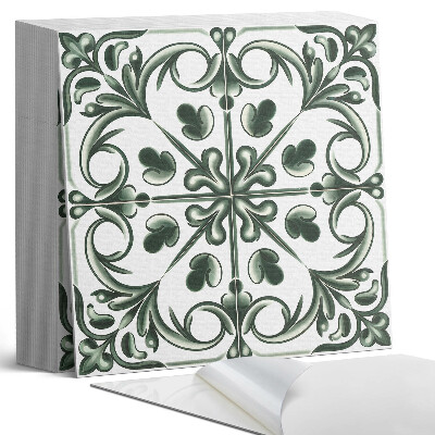 Vinylové dlaždice Kachlový rostlinný motiv