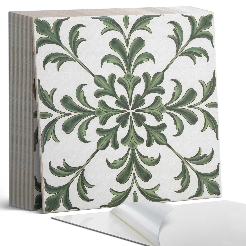 Samolepící dlaždice Květinový motiv na dlaždici