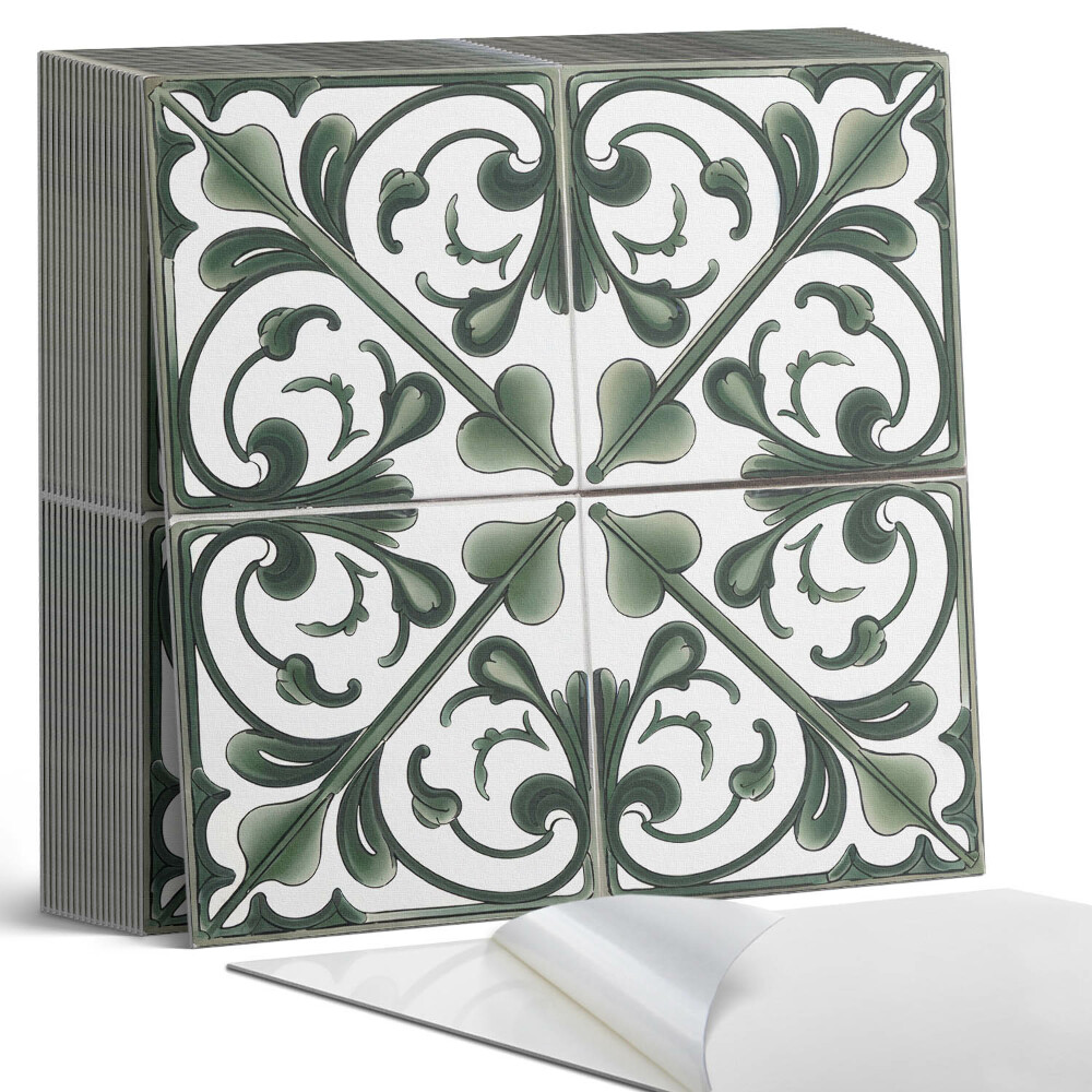 Vinylové dlaždice Rostlinné ozdoby ve stylovém provedení