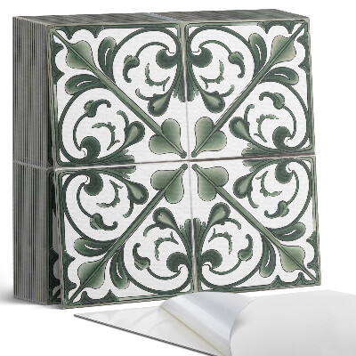 Vinylové dlaždice Rostlinné ozdoby ve stylovém provedení